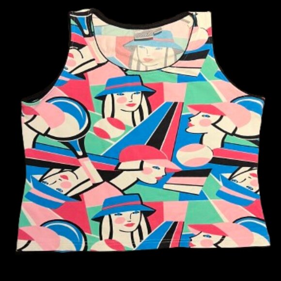 🎨 Tail Athletic Tank Top – Colorful Abstract Graphic – Size Small - Picture 1 of 5